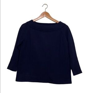 Spick & Span navy sweater.
